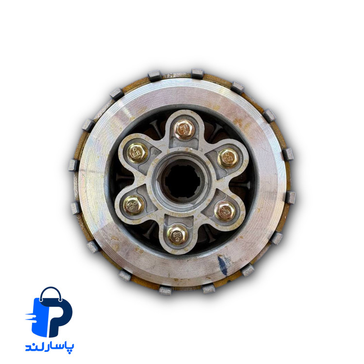 دیسک کلاج و چهارشاخ کلاج(۶پیچ)کامل فابریک تریل جی وای(G,Y)زیپ استار پیشرو